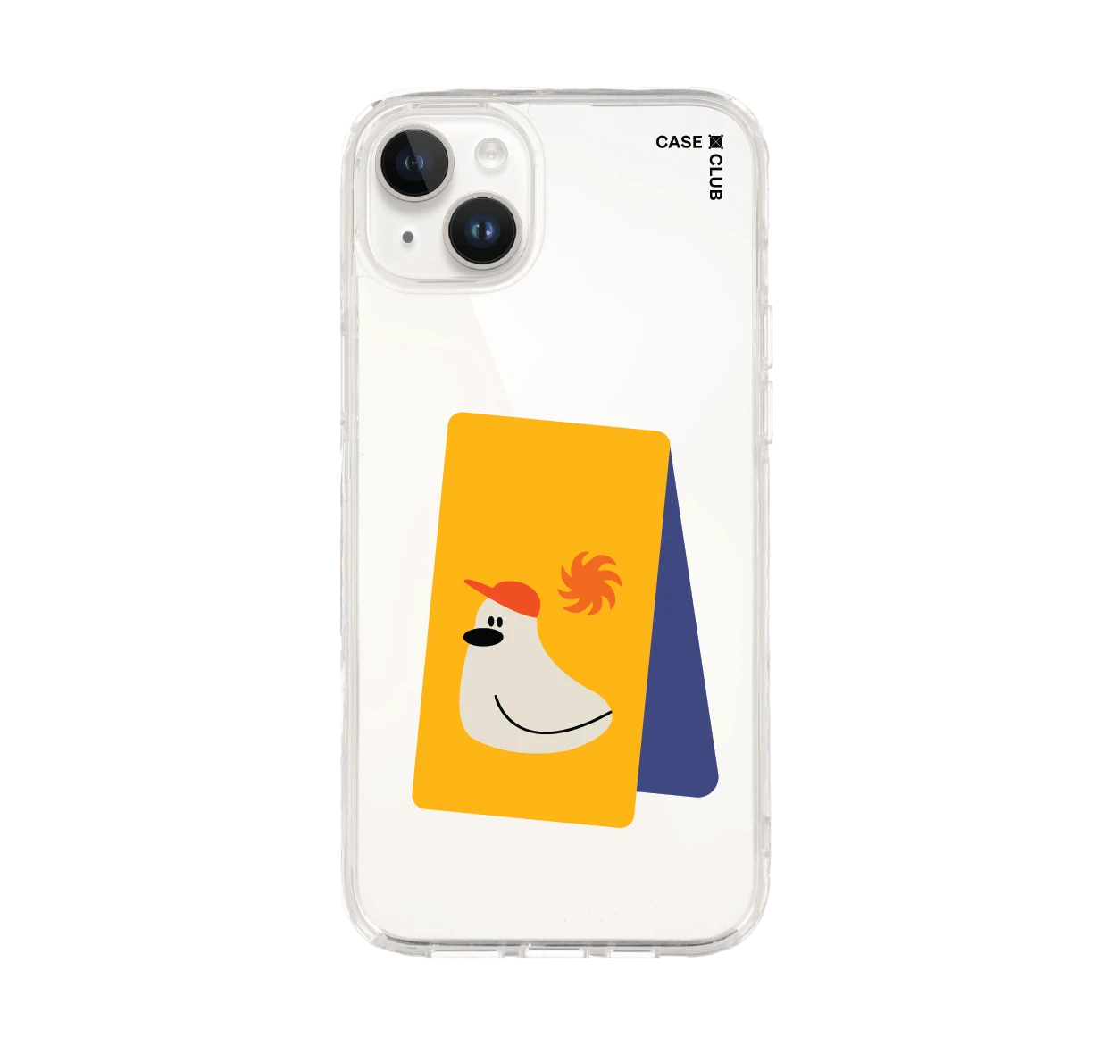 iphone 14 plus clear case minimal bird